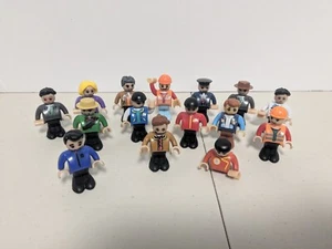 Tiny Land Movable Joint People Lot Of 14 - Picture 1 of 6