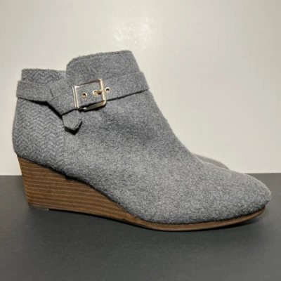 Womens DR. SCHOLL’S Darcy Gray Wedge Ankle Boots / Size 11 Medium - Изображение 1 из 4