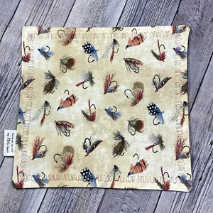 EDC HANK CON RESPALDO DE MICROFIBRA 8” - SEÑUELOS DE PESCA PESCA CON MOSCA TRUCHA ETC PAÑUELO - Imagen 1 de 3