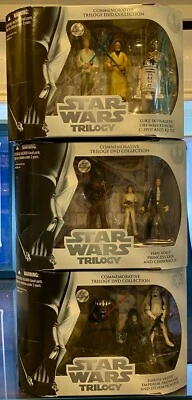 Star Wars COMMEMORATIVE TRILOGY DVD COLLECTION -- All 3 Sets -- Mint / Sealed - Image 1 of 2