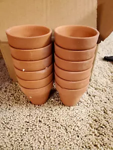 12 PCS Small Mini Clay Pots with Drainage Holes for Plants,2.5inch Terracotta - Picture 1 of 4