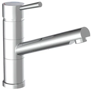 Niederdruck Küchenarmatur Spültisch Armatur Spülbecken Wasserhahn Auslauf lang - Bild 1 von 4