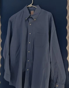 Brooks Brothers Makers (Größe 16 1/2 - 3) Herrenhemd blau 100 % Baumwolle USA - Bild 1 von 13