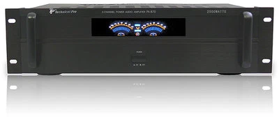 Technical Pro PAB70/80  5 Channel  2500 WATTS PROFESSIONAL POWER AMPLIFIER - Image 1 of 4
