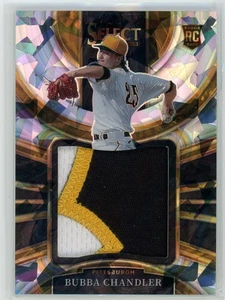 2023 Select Bubba Chandler Rookie Jumbo Swatch RC Cracked Ice Prizm /23 Pirates - Picture 1 of 2