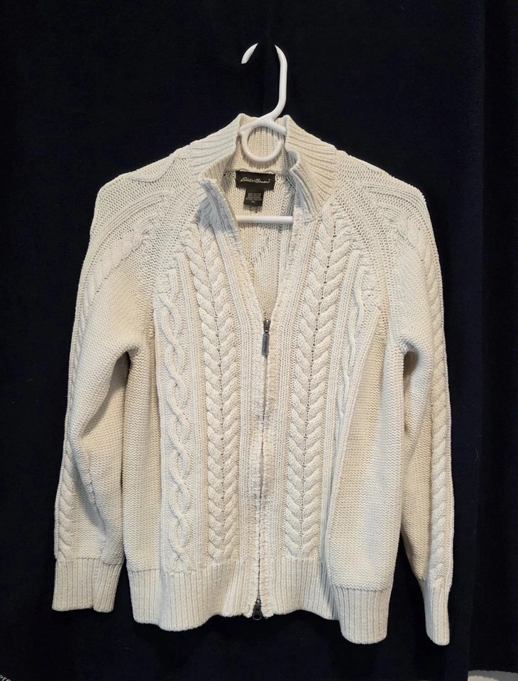 Eddie Bauer Women's Cable Knit Cardigan Sweater - Image 1 of 4