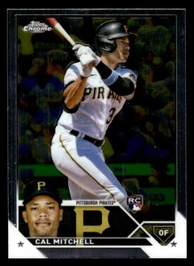 2023 Topps Chrome #108 Cal Mitchell Rookie PIRATES - Picture 1 of 2