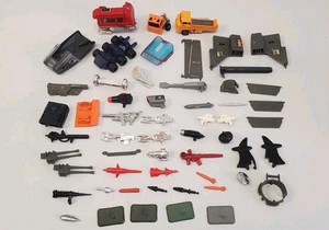 Vintage Action Figure Parts Lot Accessories Weapons Transformers GI Joe 1980s - Picture 1 of 9