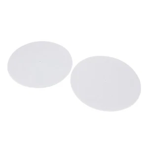 Heiß 2pcs 12 Zoll Platte Mat Filz Anti Static Anti Rutsch Plattenspieler Pad Für - Bild 1 von 22