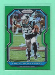 2020 Panini Prizm Christian McCaffrey #237 Green Prizm - Picture 1 of 2