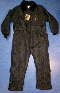 Tuta isolata RefrigiWear Iron-Tuff nuova con etichetta con colletto foderato in pelliccia sintetica 3XL - Foto 1 di 5
