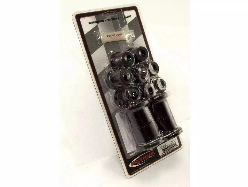 Rugged Suspension Leaf Spring Bushing Kit Rear Black Fits 76-86 Jeep Wrangler CJ — 第 1/4 张图片