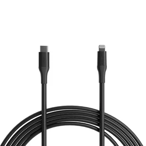 Amazon Basics USB-2.0 Type C to Lightning Cable (MFi Certified), 10 ft, Black - Picture 1 of 7