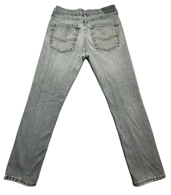 Levis Jeans Mens 30x30 (29x28) Gray Straight Leg Distressed Ripped Faded Denim - Image 1 of 4