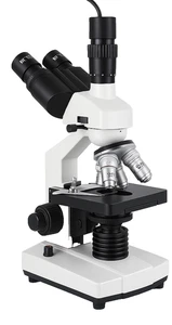 Compound Trinocular Microscope 40X-5000X Magnification - Very Lightly Used - Picture 1 of 9