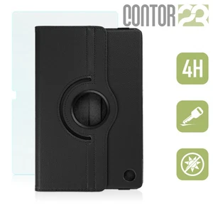 360° Schutzhülle Tasche matte Folie SCHWARZ 10.5" Samsung Galaxy Tab A 8 A8 2022 - Bild 1 von 11