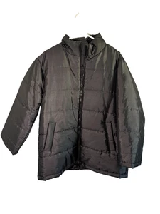 Jones New York Sport gefütterte Jacke Damen groß grau Stehkragen isoliert Winter - Bild 1 von 11