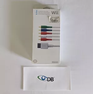 Nintendo Wii - Official OEM Component Video Audio Cable - New/Sealed - Picture 1 of 8
