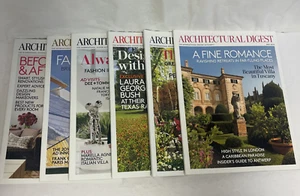 Lot Of 6 Architectural Digest Magazine 2014 MAY-JUNE + AUG-NOV - Picture 1 of 6
