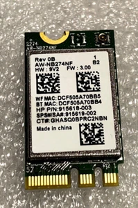 Carte Wifi Realtek RTL8723DE pour HP 17-BY0045NF  - Imagen 1 de 1