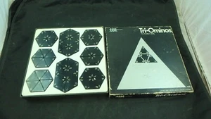 Vintage Tri-Ominos The Triangle Game Pressman #4420 COMPLETE - Picture 1 of 6