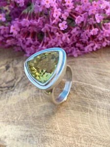 Lemon Quartz Ring - 52 - Picture 1 of 9