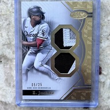 ELOY JIMENEZ 2023 TOPPS TIER ONE #T1R-EJ DUAL PATCH 5/25 CHICAGO WHITE SOX