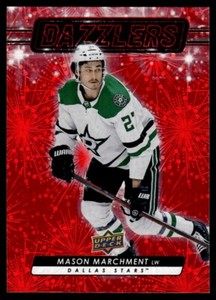 2023-24 Upper Deck Series 1 RED Dazzlers DZ-3 Mason Marchment Dallas Stars
