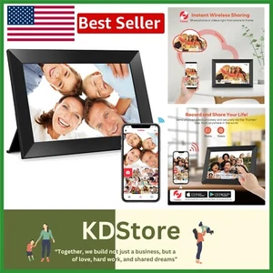 Frameo 10.1 Inch Digital Picture Frame - Perfect Gift for Dad, HD Resolution - Picture 1 of 15