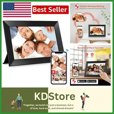 Frameo 10.1 Inch Digital Picture Frame - Perfect Gift for Dad, HD Resolution - Image 1 of 4