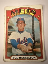 TOPPS 1972 MLB Card BUD HARRELSON New York Mets #53 Good+! ⚾️