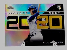 2020 Topps Chrome Update Decade's Next  Nico Hoerner RC #DNC-24 Chicago Cubs