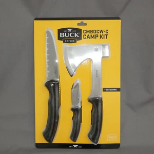 Buck Knife Camp Kit CMBOCW-C 3 Piece Set Axe Folding Saw Knife NEW - Picture 1 of 6