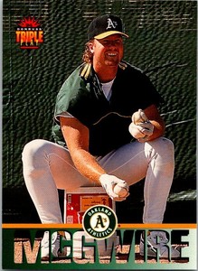 1994 Triple Play Mark McGwire  5 Oakland Athletics