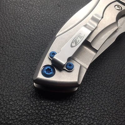 Blue Titanium Screw Set  Zero Tolerance 900 Folder  ZT0900 (No Knife) - Image 1 of 4