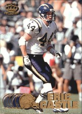 1997 Pacific Football Card #353 Eric Castle