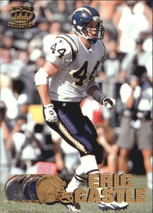 1997 Pacific Football Card #353 Eric Castle