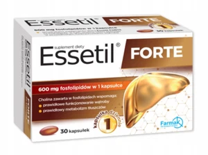 Essetil Forte Leber Funktion Gesundheit Cholin Phospholipide 600mg 30 Kapseln - Bild 1 von 2