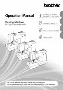 Brother SQ9185 Máquina de Coser Manual de Instrucciones para Propietarios ENVÍO GRATUITO - Imagen 1 de 1