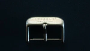 HEMSUT BEST 20MM STAINLESS TANG BUCKLE FOR LEATHER RUBBER NYLON WATCH BAND STRAP - Picture 1 of 2