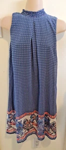 Speechless NWT Ladies Size Small CLEARANCE Blue/Pink Lined Poly Dress Retail $48 - Picture 1 of 5