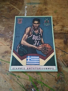Basketball Art Card Print of Giannis Antetokounmpo RC. Limited edition of 500 - Picture 1 of 2