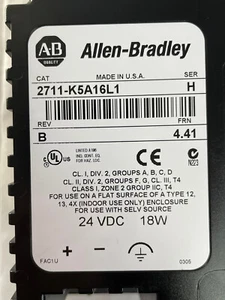 Allen Bradley 2711-K5A16L1 Series H FRN 4.41 - Picture 1 of 5