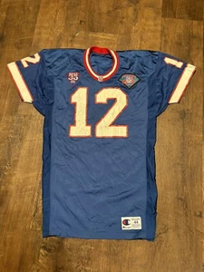 Champion NFL Authentic Jersey Buffalo Bills Jim Kelly Sz. 44 NFL 75th AFC 90s - Picture 1 of 7