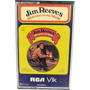Jim Reeves - Bienvenido a mi mundo - Álbum de cinta de casete de audio RCA - Imagen 1 de 5