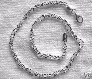 Italy Sterling Silver .925 Ankle Bracelet or Wrist Bracelet 12" Wrapped Braided - Picture 1 of 12