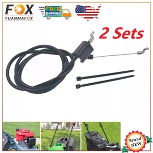 2PCS 183281 Lawn Mower Throttle Cable for Craftsman 917 Husqvarna 7021P Poulan - Picture 1 of 9