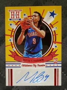 2020-21 Panini Chronicles Hometown Heroes Red Moses Brown #HH-MBR Rookie Auto RC