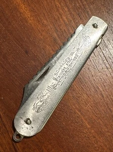 VTG Early G. Schrade Pocket Knife Stainless Hunting & Fishing. 4.25" blade Good - Picture 1 of 20