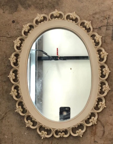 Vintage Mirrored Vanity Tray ￼or Wall Mirror 18” x  14 1/4” Syrocco Cover